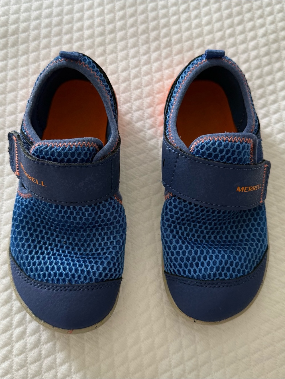 Merrell Little Kid's Bare Steps® H2O Water Shoe blue and orange